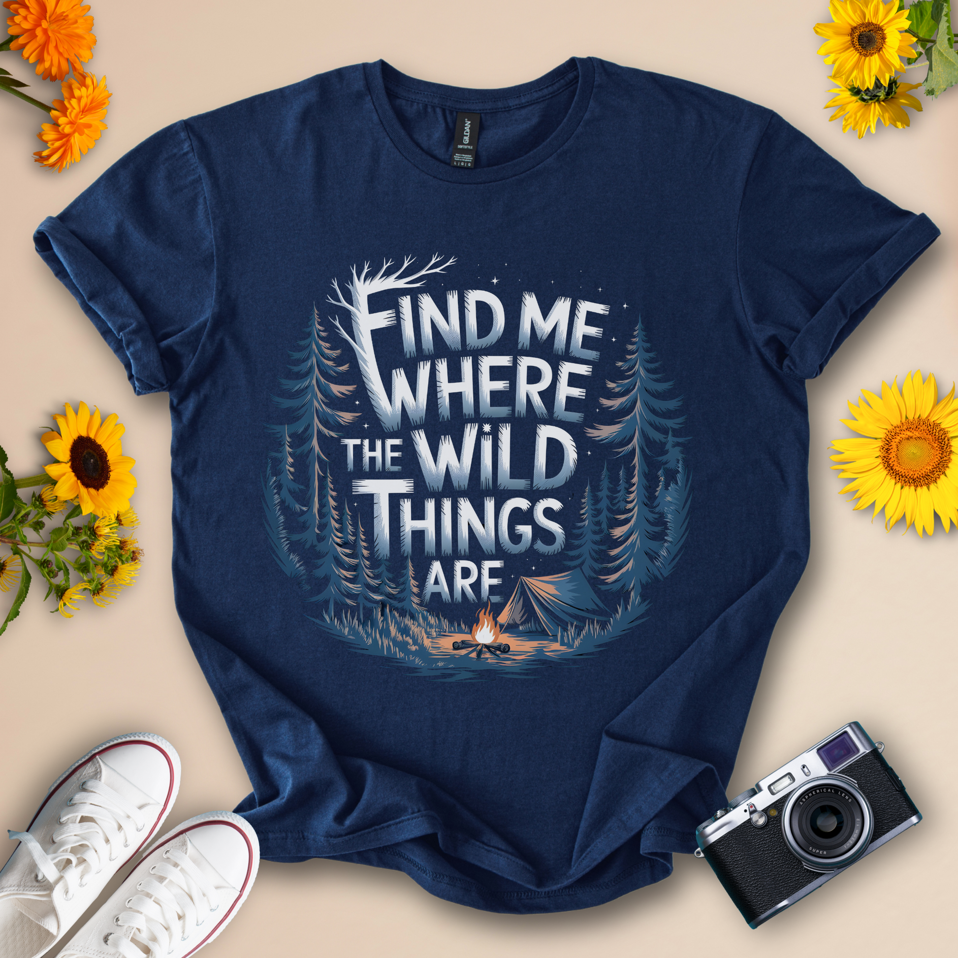 Adventure Awaits Wildlife T-Shirt | Nature & Outdoor Explorer Graphic Tee - Wildserve - Inspirational Wildlife Tees