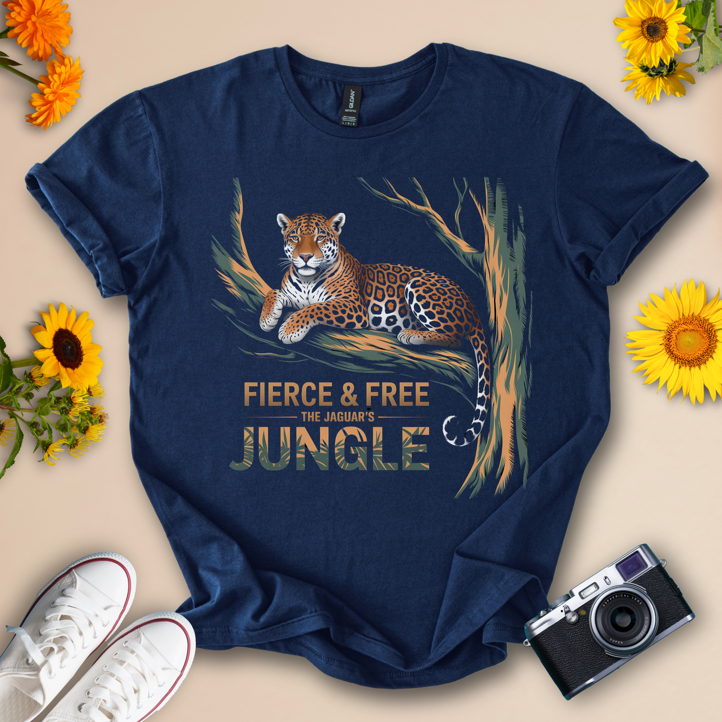 Fierce & Free Jungle Jaguar Tee