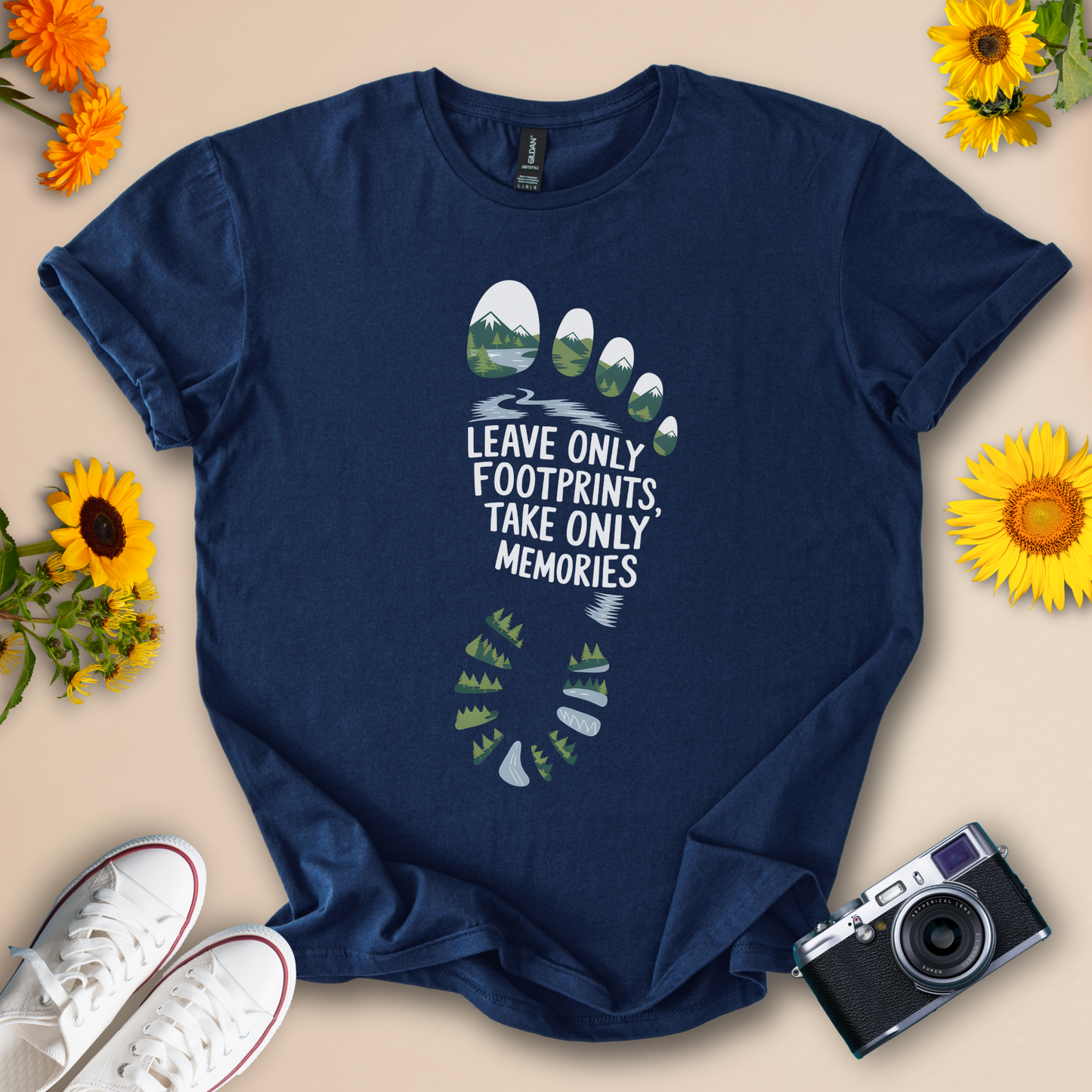 Leave Only Footprints, Take Only Memories - Wildlife Adventure Tee