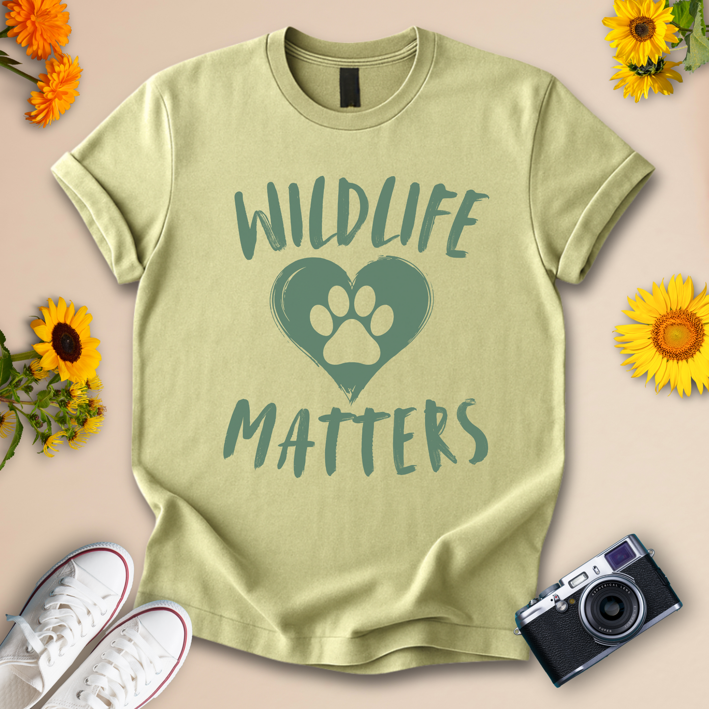 Wildlife Matters Unisex Softstyle T-Shirt - Eco-Friendly Animal Advocacy Tee