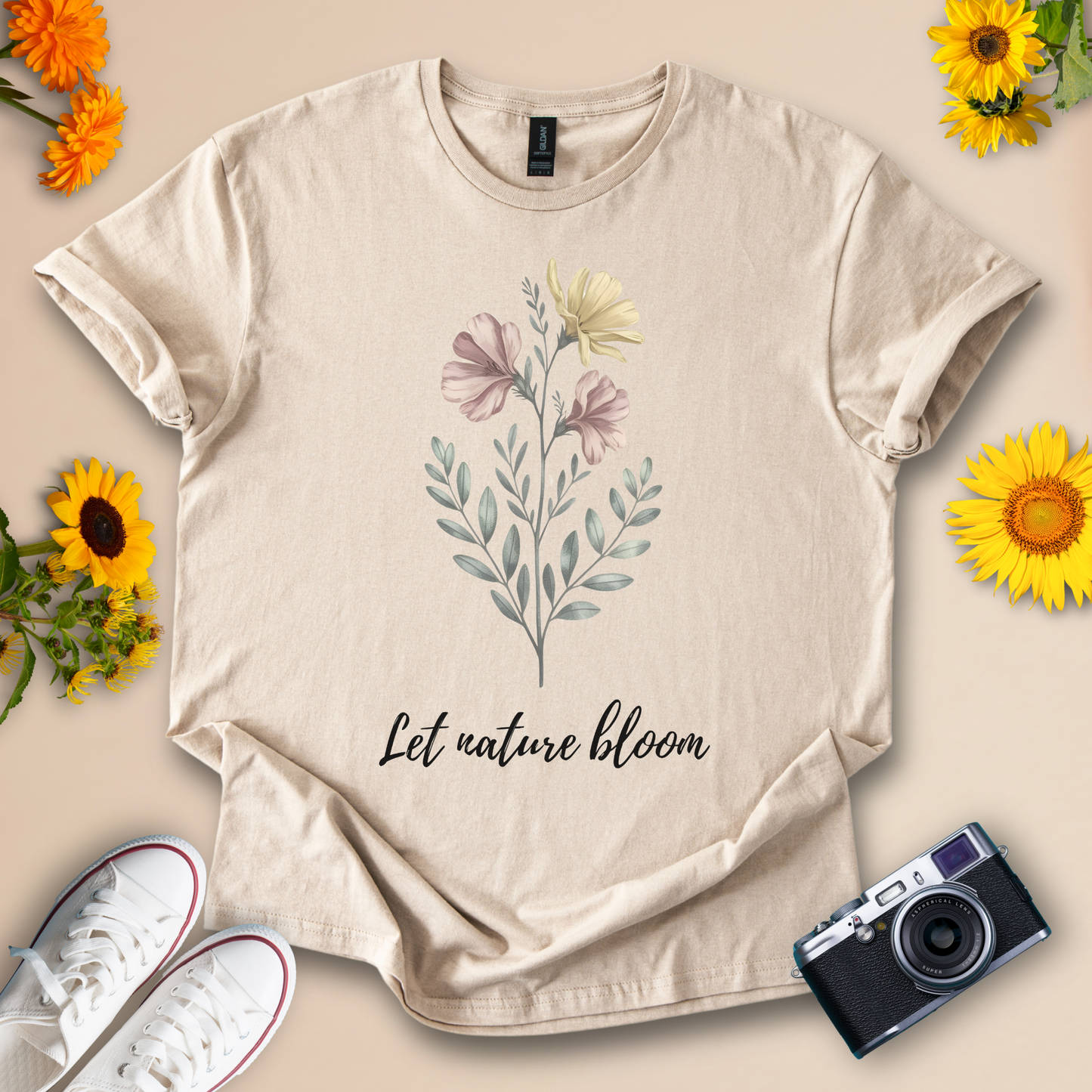 Let Nature Bloom Nature Love Tee