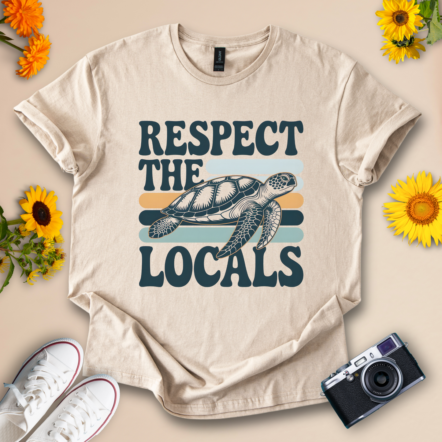 Respect the Locals Tee – Eco-Conscious Casual Summer Apparel