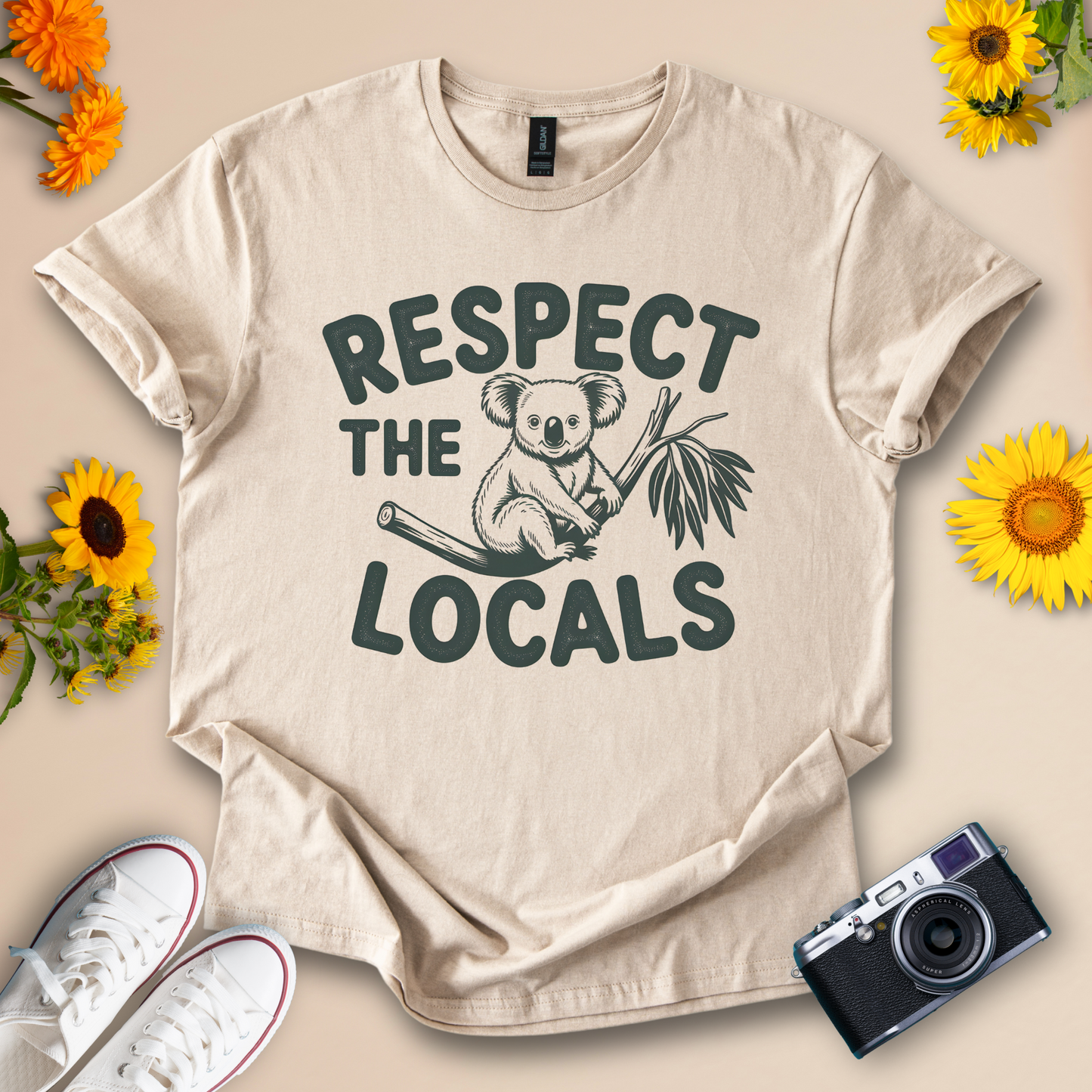 Koala T-Shirt – Respect the Locals Design