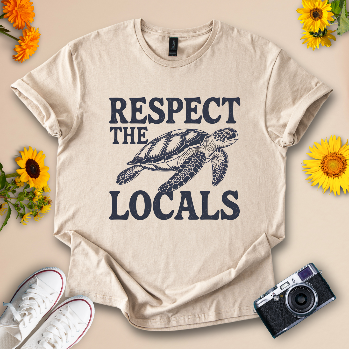 Respect the Locals Nature Tee – Turtle Shirt
