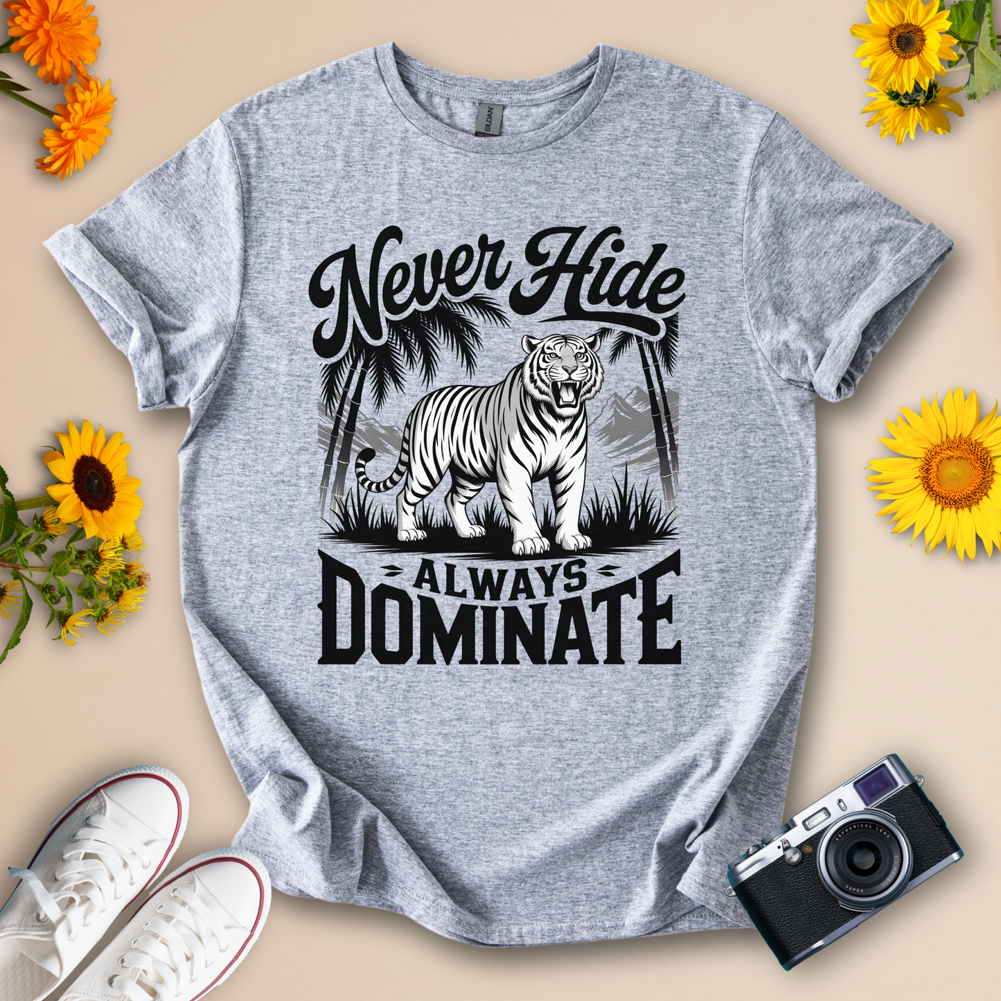 Dominant Tiger T-Shirt – Unisex Motivational Tee