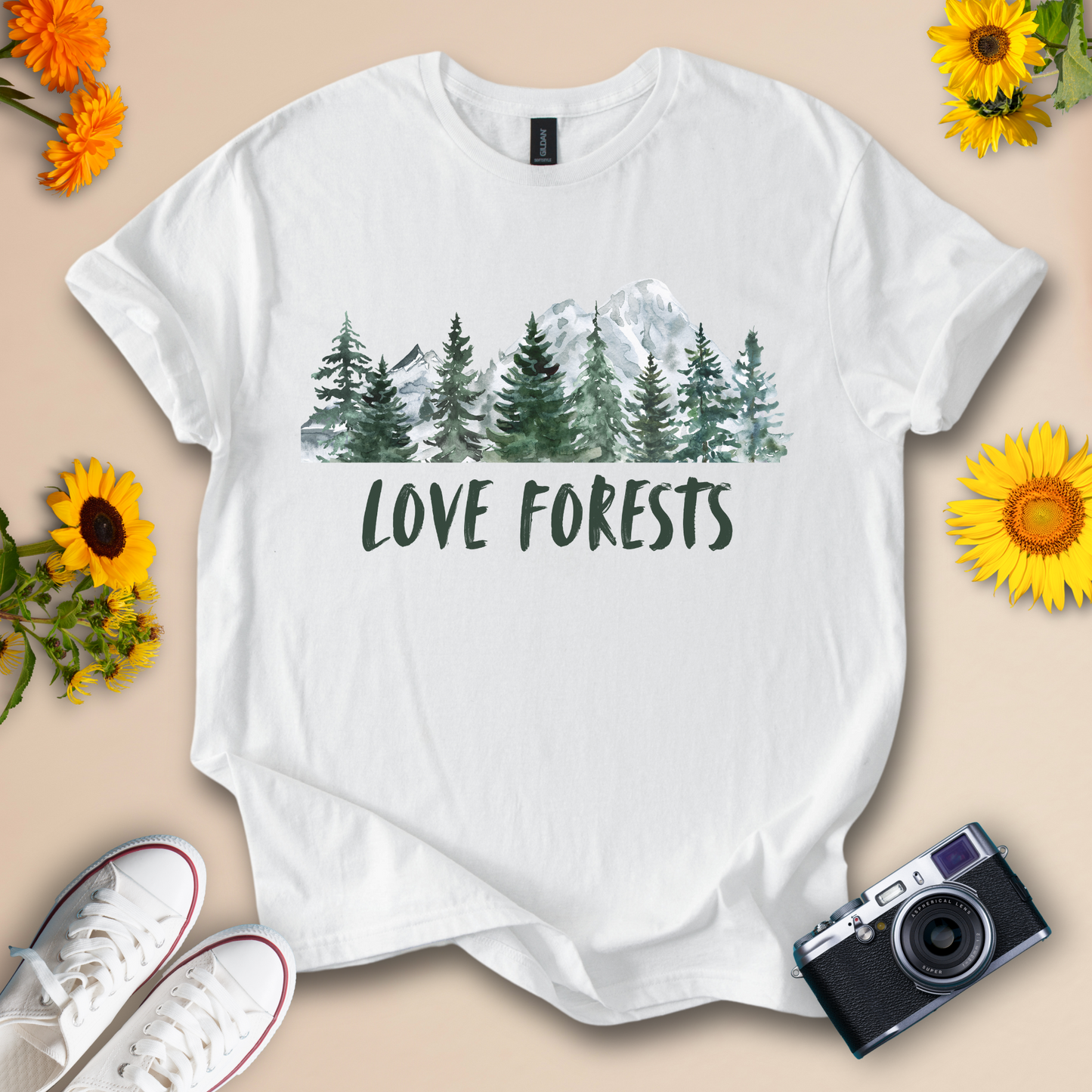 Love Forests Nature Graphic Tee
