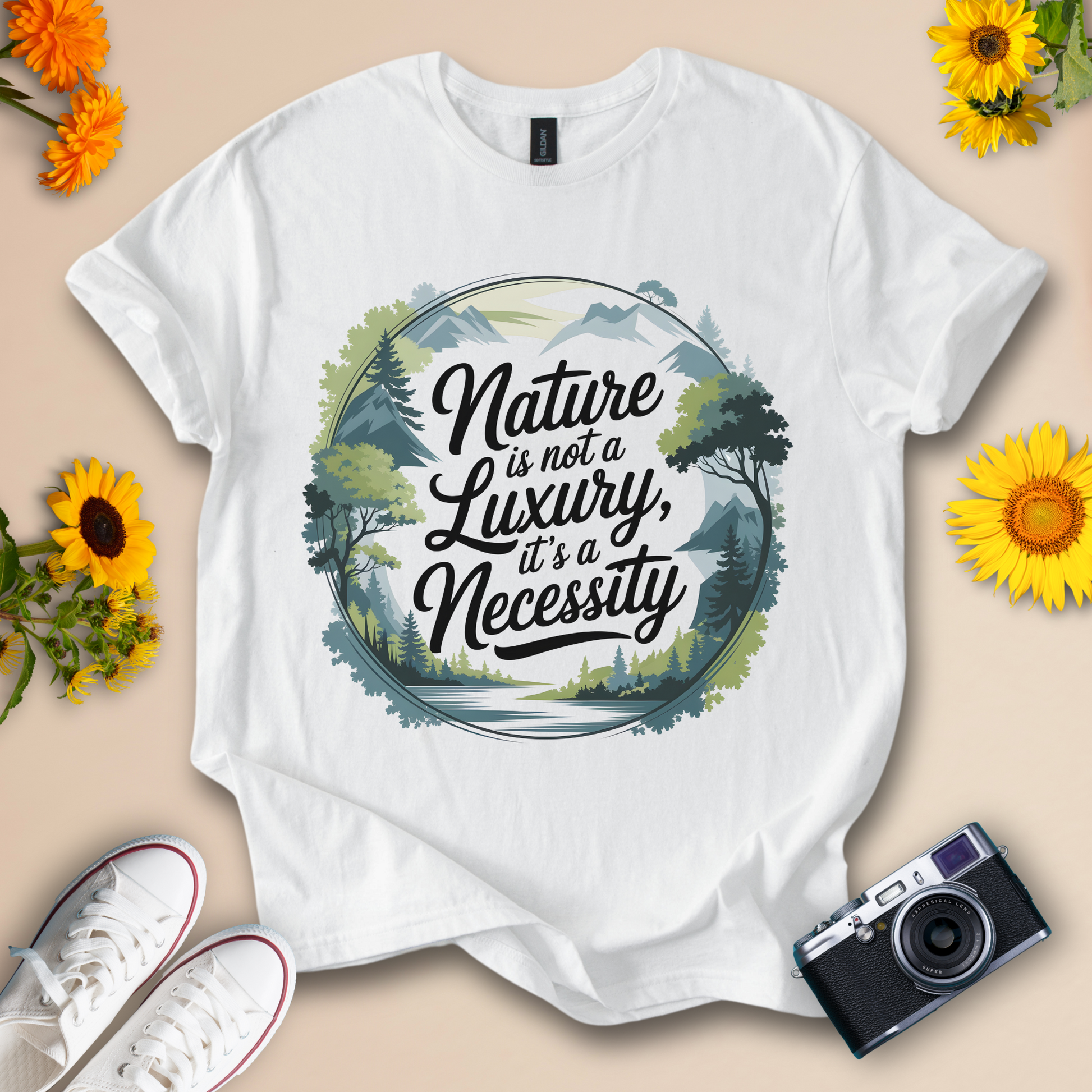 Nature Necessity Eco-Friendly Graphic Tee - Wildserve - Inspirational Wildlife Tees