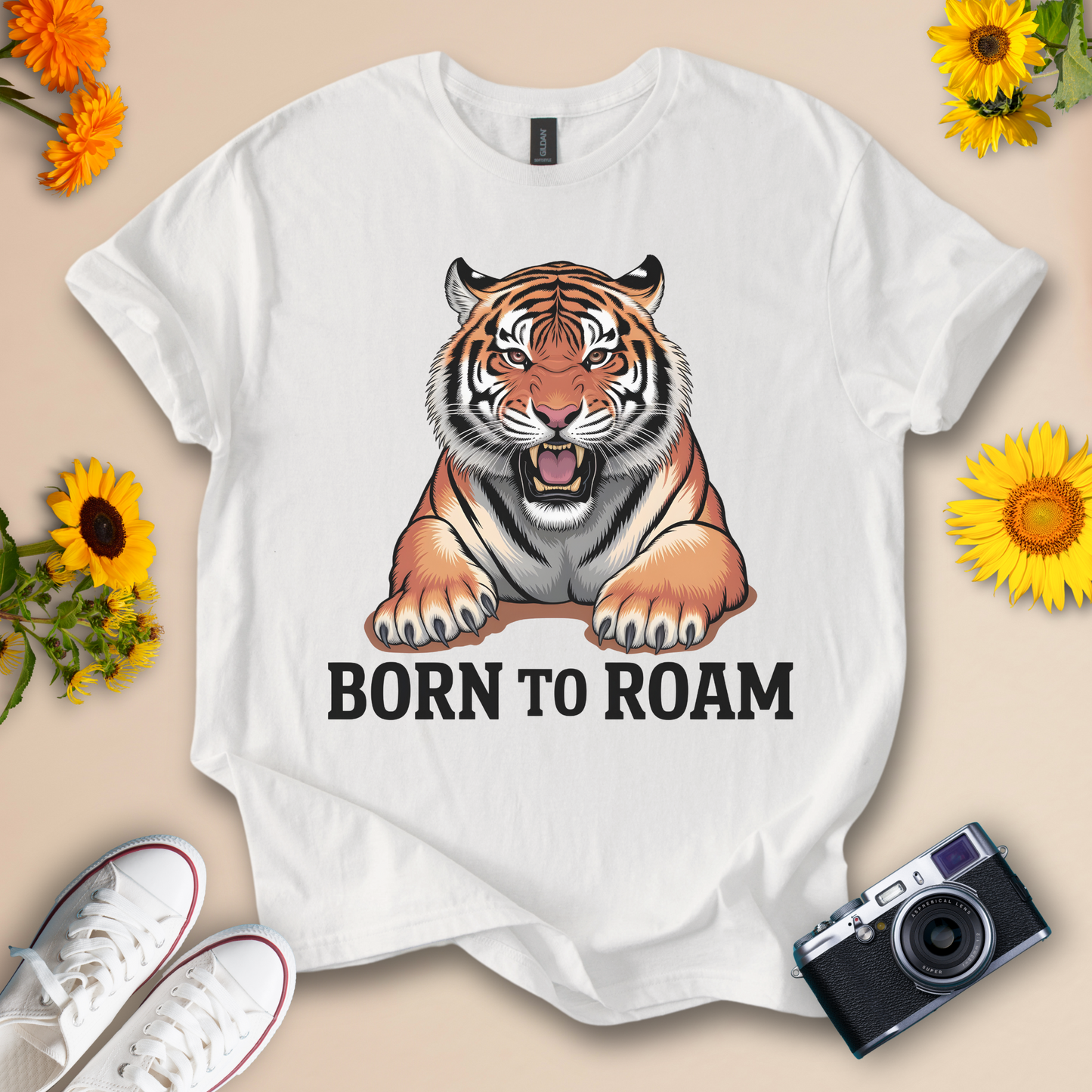 Born to Roam Tiger Tee