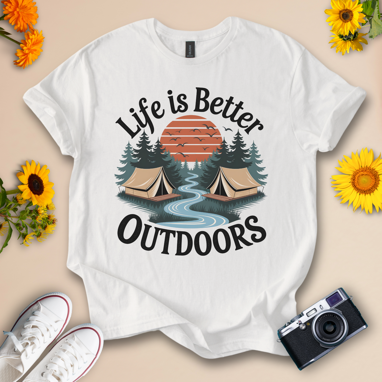 Life Is Better Outdoors T-Shirt – Camping Tee