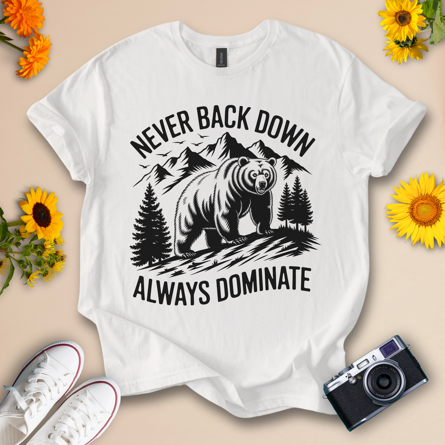 Bear Motivation T-Shirt – Unisex Adventure Tee for Nature Lovers