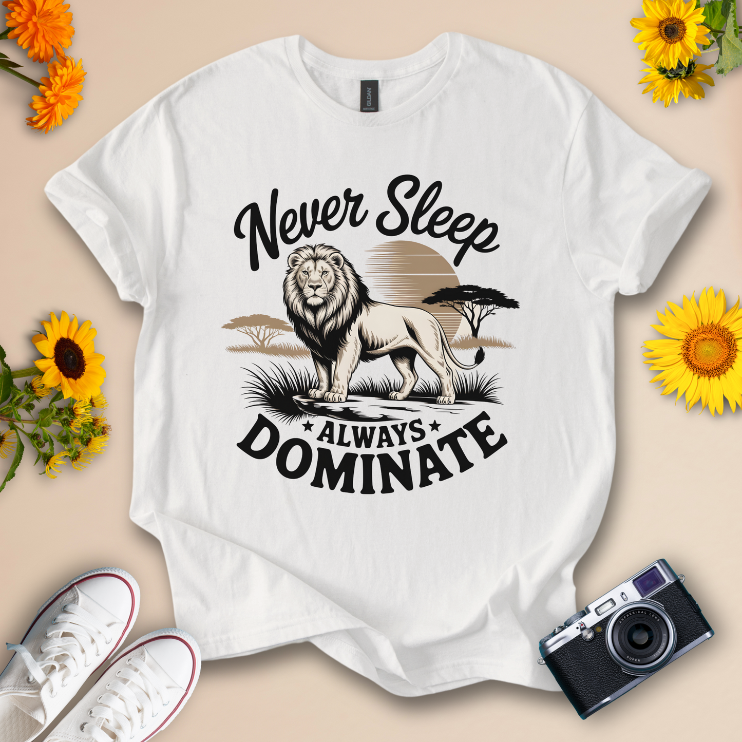 Lion Motivational T-Shirt – Unisex Statement Tee