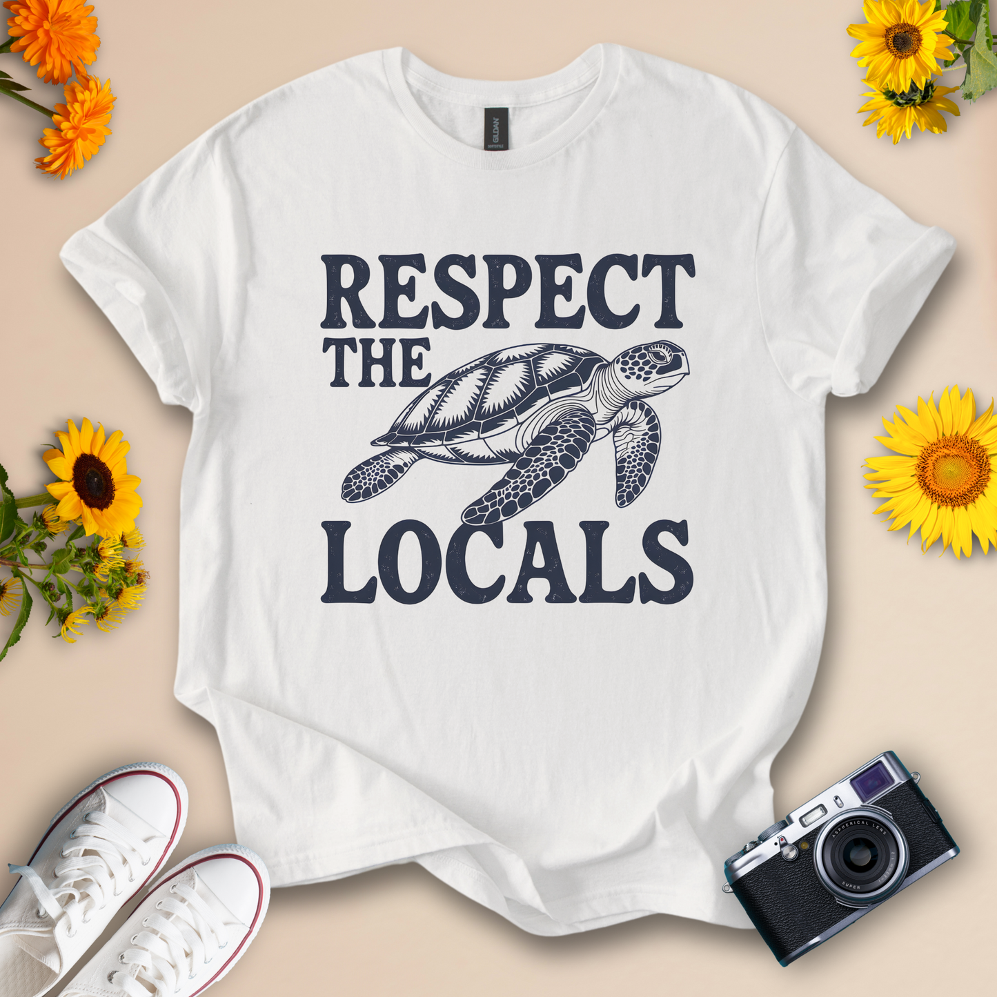 Respect the Locals Nature Tee – Turtle Shirt