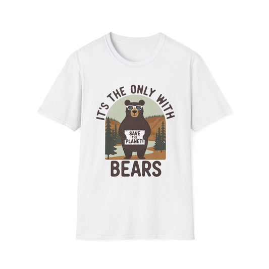 Save the Planet Bear Wildlife Conservation Tee