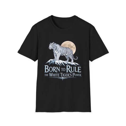 Born to Rule White Tiger Wildlife Tee