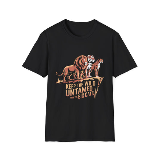 Keep the Wild | Big Cats Wildlife Design Tee