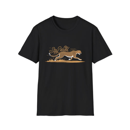 Stay Wild Cheetah Design Tee