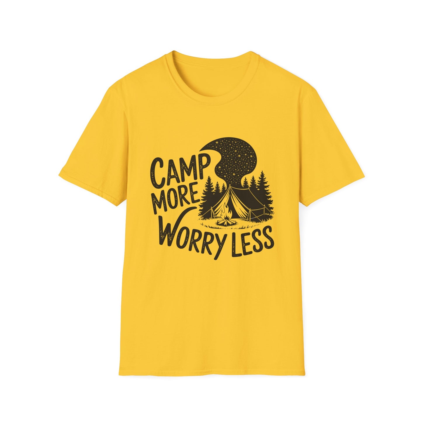 Camp More Worry Less Camp Adventure Tee