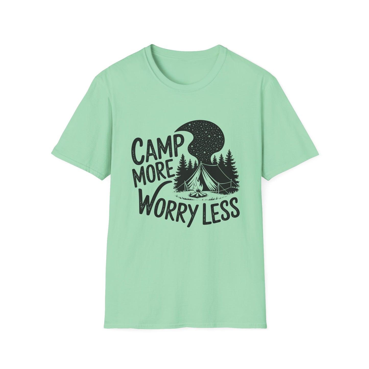 Camp More Worry Less Camp Adventure Tee