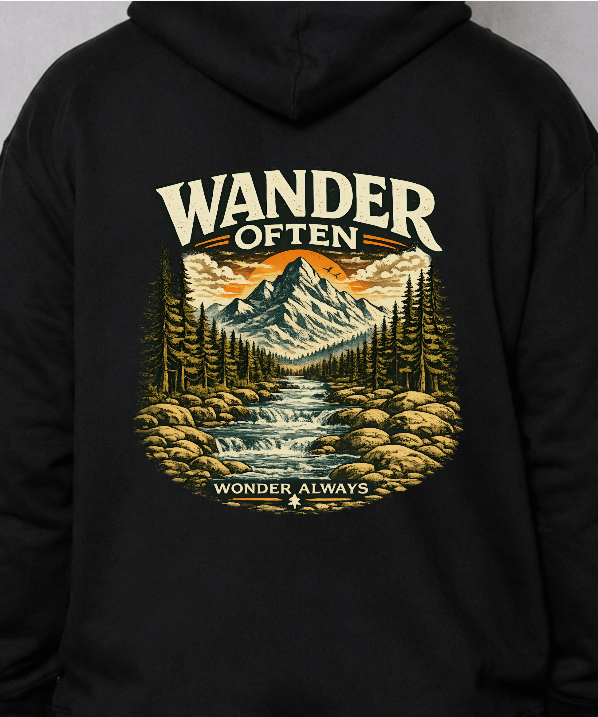 Wander Often™ Premium Hoodie - Wildserve - Inspirational Wildlife Tees