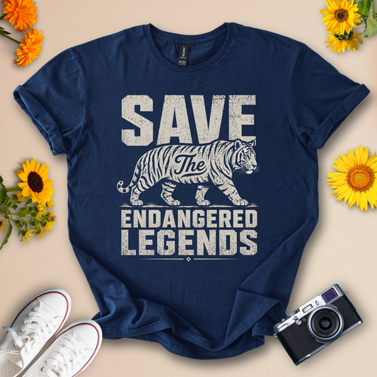 Save the Endangered Legends Tiger 🐅 - Wildserve - Inspirational Wildlife Tees
