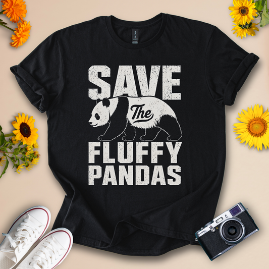 Save the Fluffy Pandas 🐼 - Wildserve - Inspirational Wildlife Tees