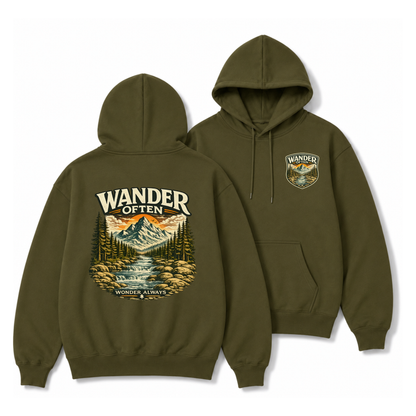 Wander Often Mountain Adventure Hoodie