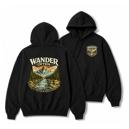 Wander Often Mountain Adventure Hoodie