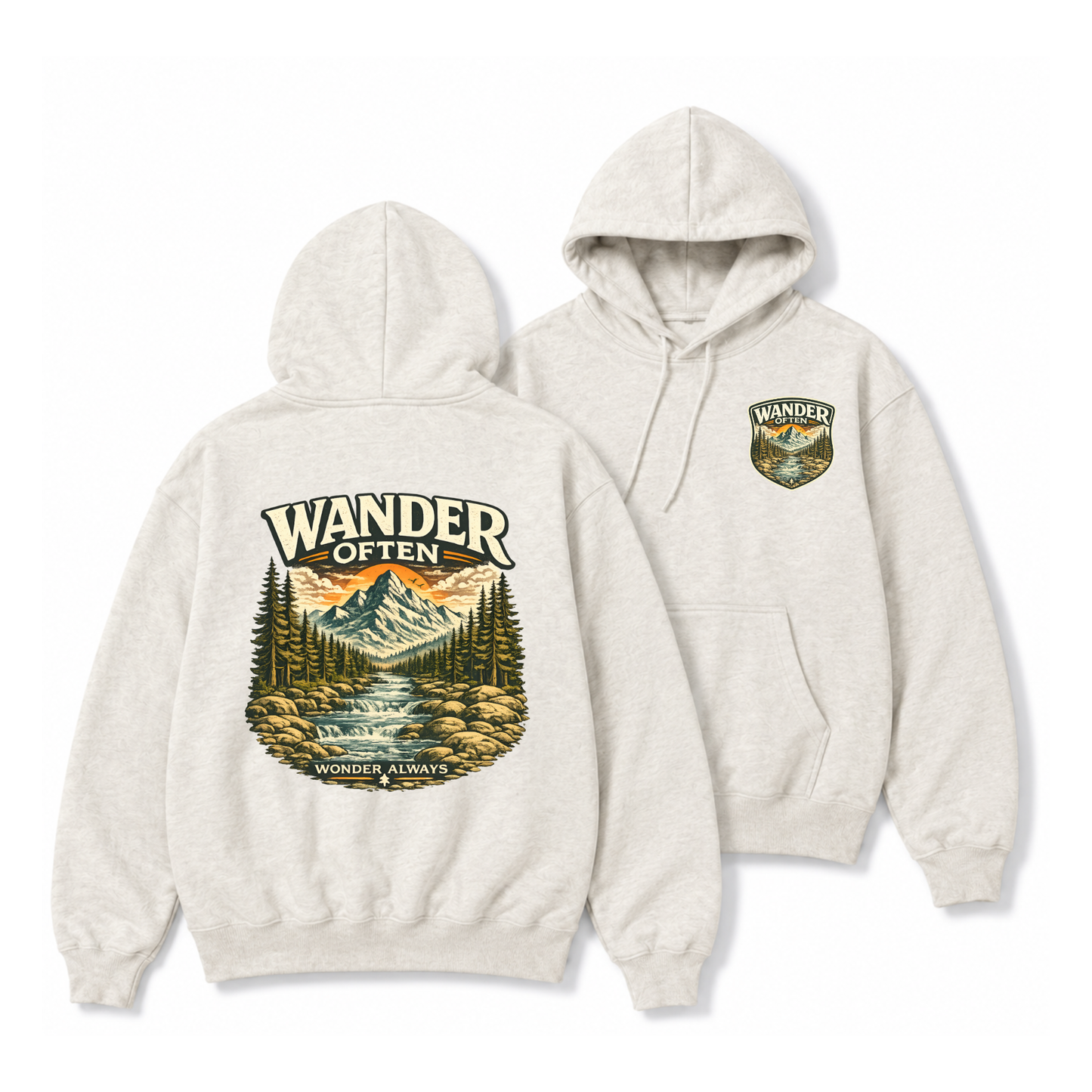 Wander Often Mountain Adventure Hoodie