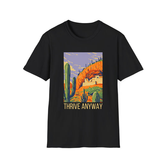 Thrive Anyway Inspirational Cactus Design