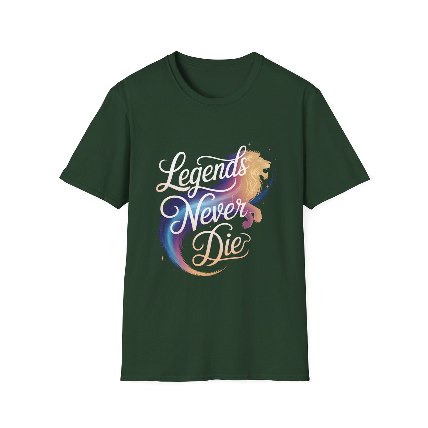 Legends Never Die - Inspirational Graphic Tee