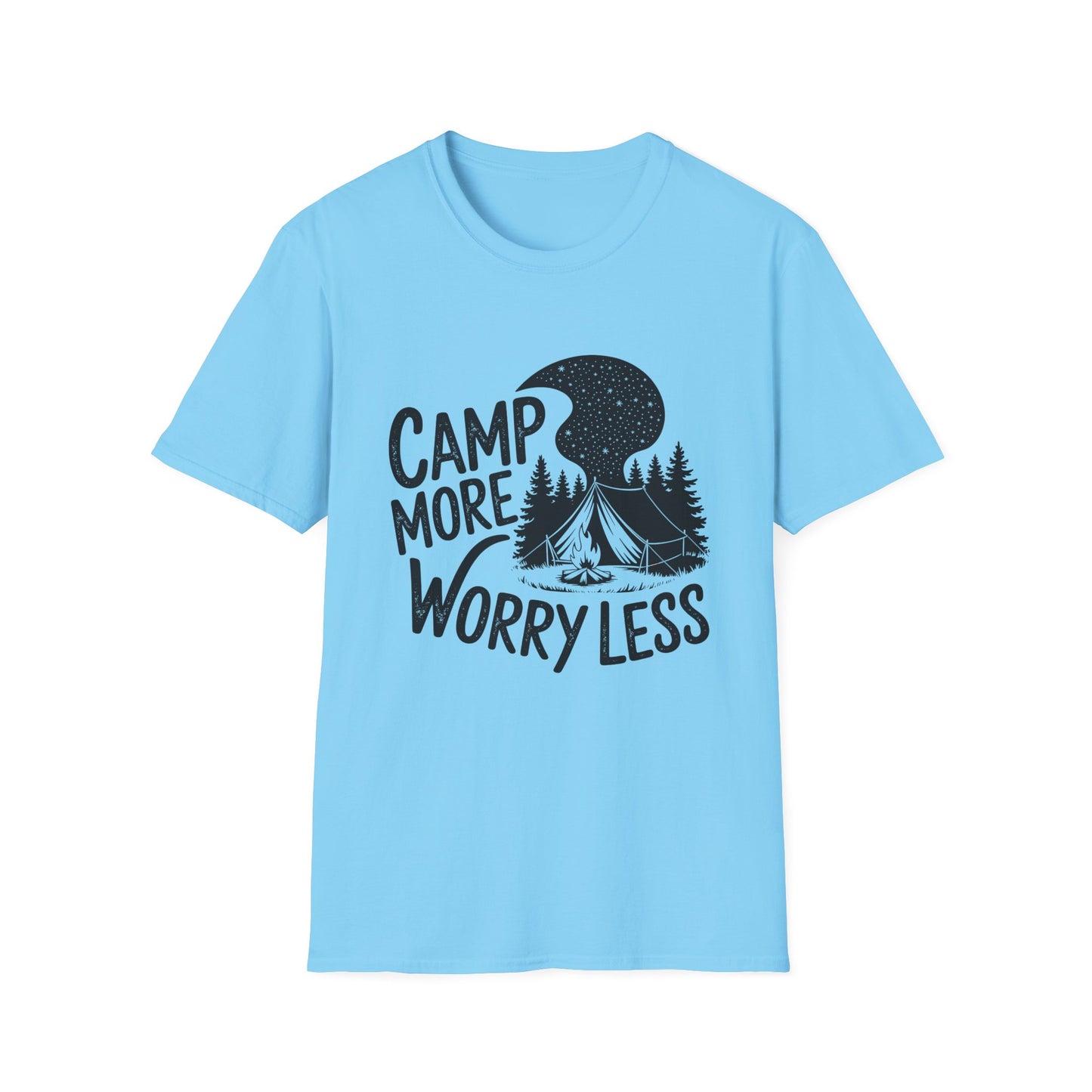 Camp More Worry Less Camp Adventure Tee
