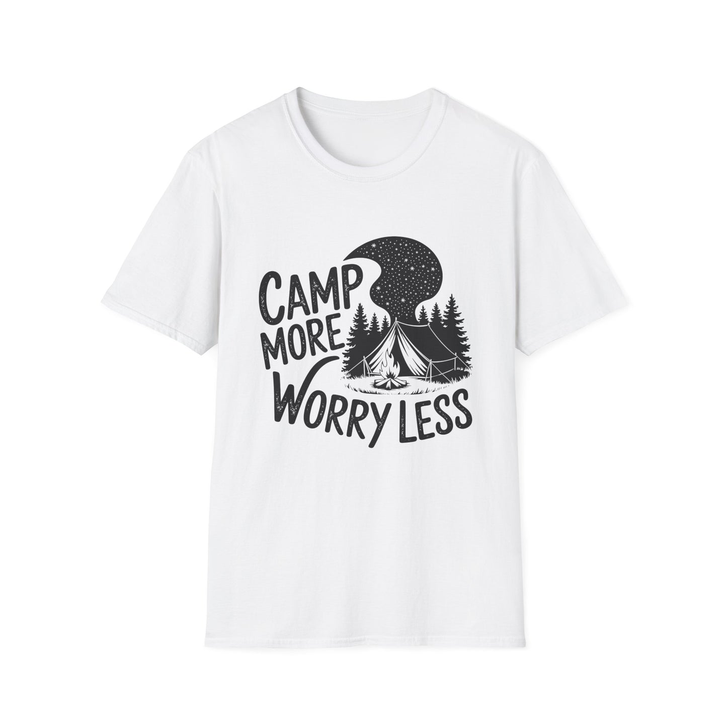 Camp More Worry Less Camp Adventure Tee