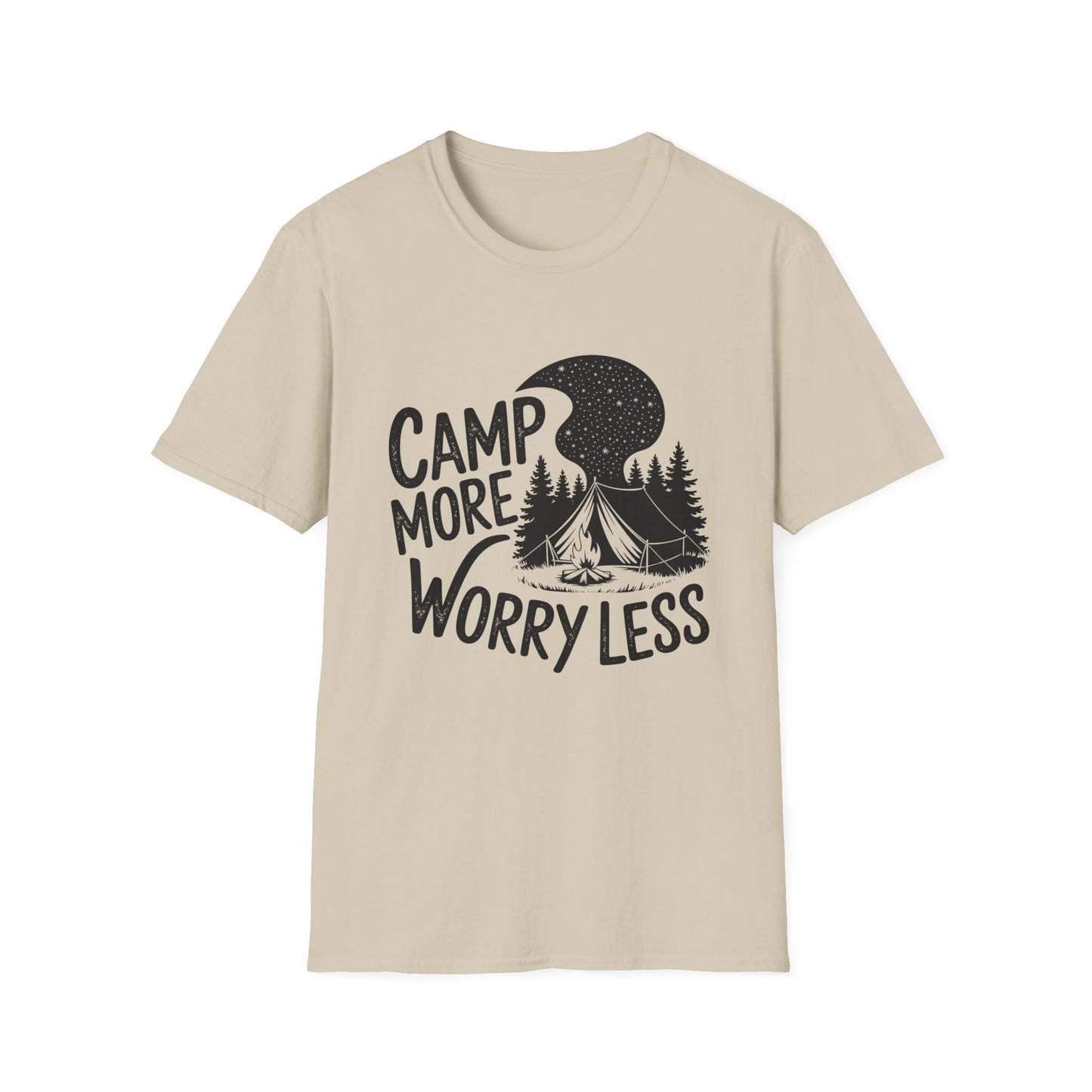 Camp More Worry Less Camp Adventure Tee