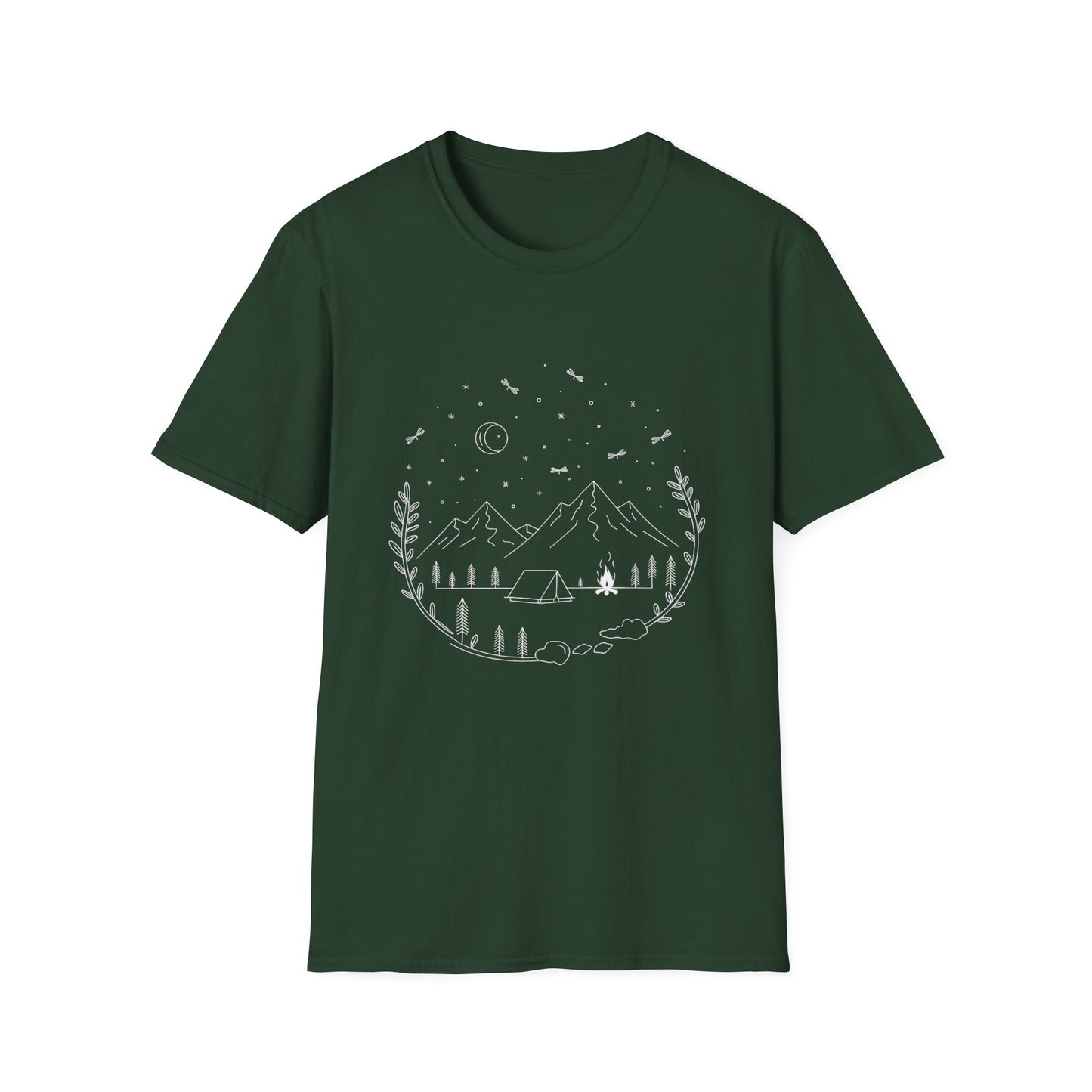 Adventure Awaits Camping Tee