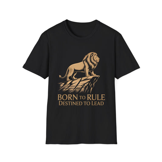 Born to Rule Lion Motivational Graphic Tee
