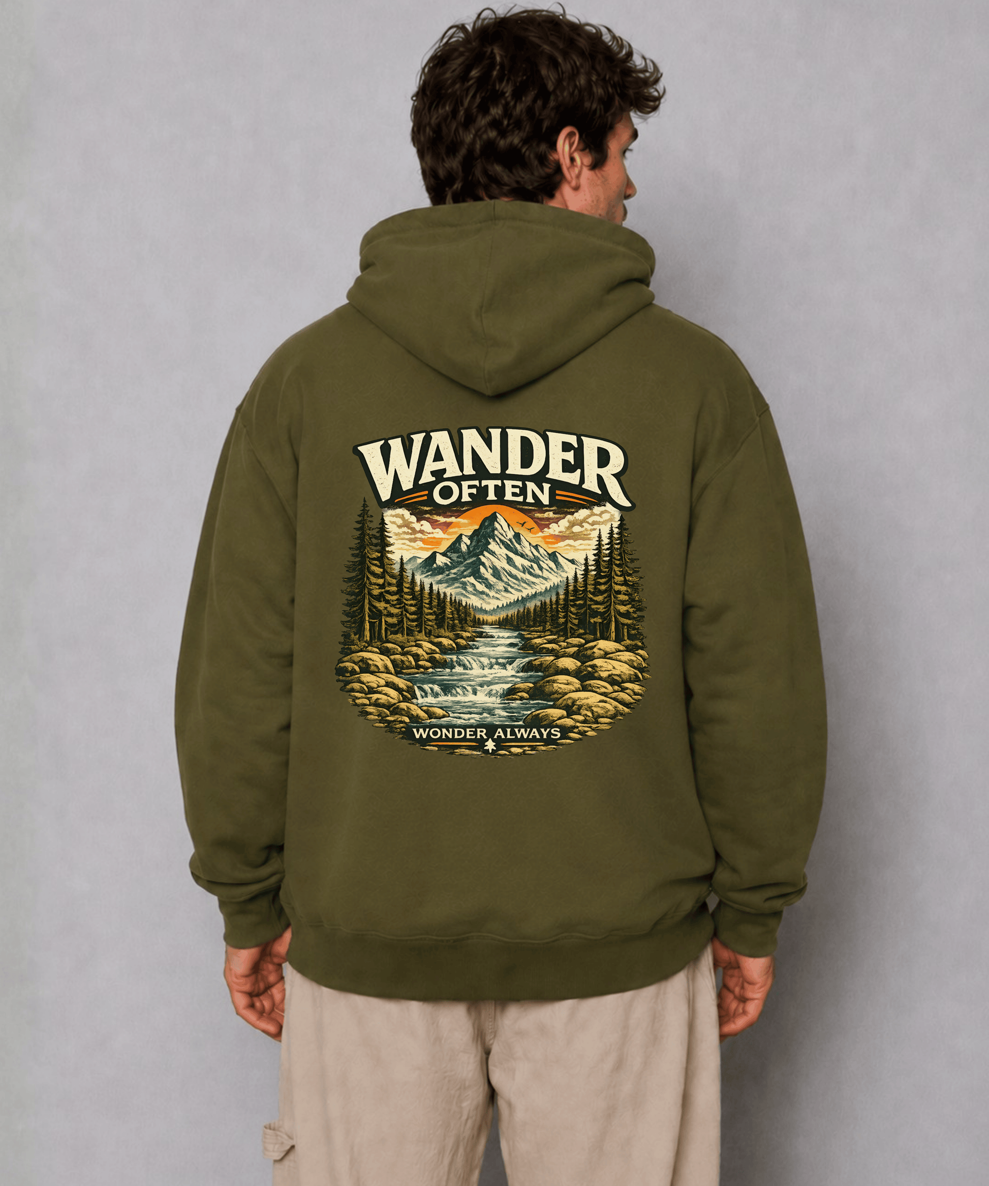 Wander Often™ Premium Hoodie - Wildserve - Inspirational Wildlife Tees