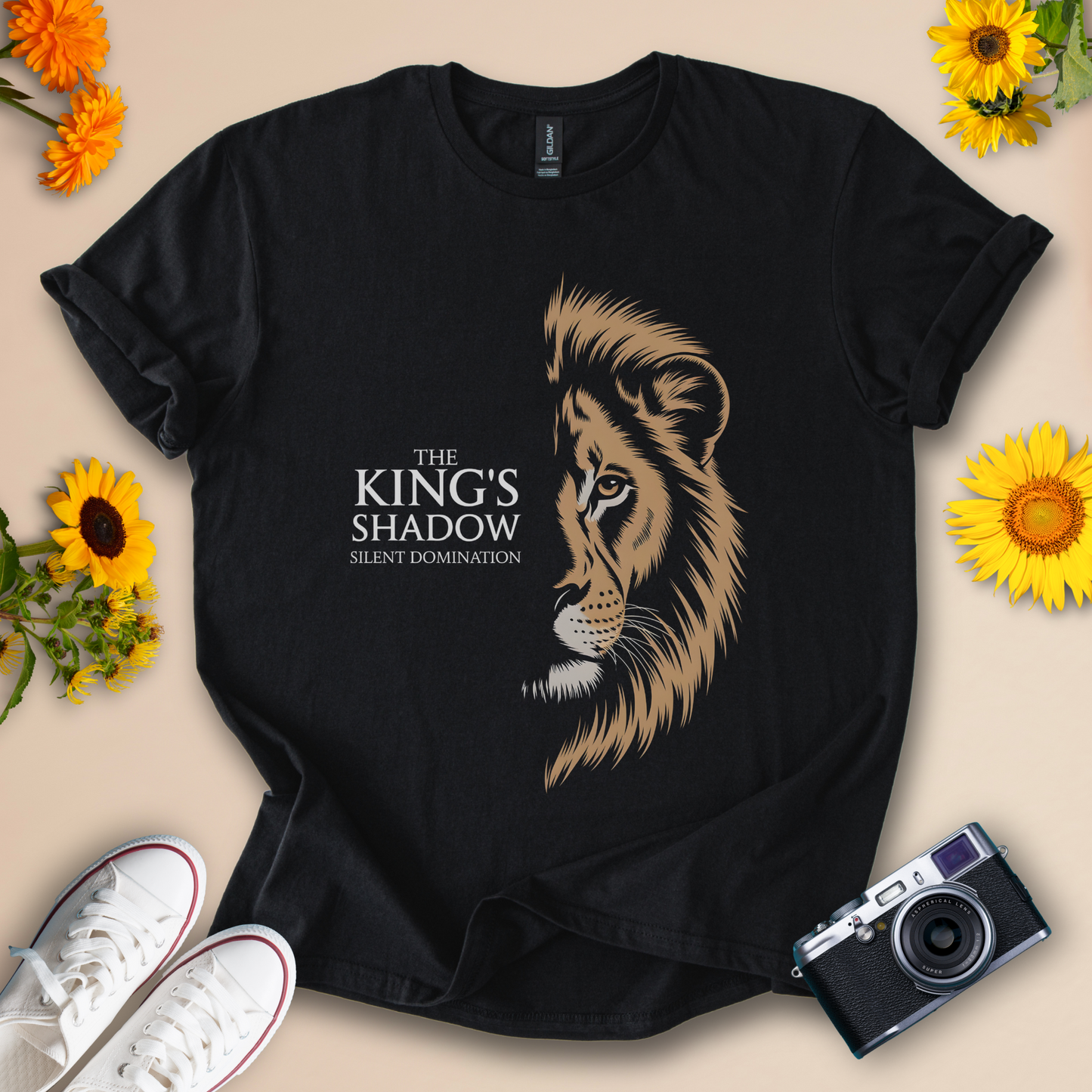 King's Shadow - Bold Lion Motivation Tee