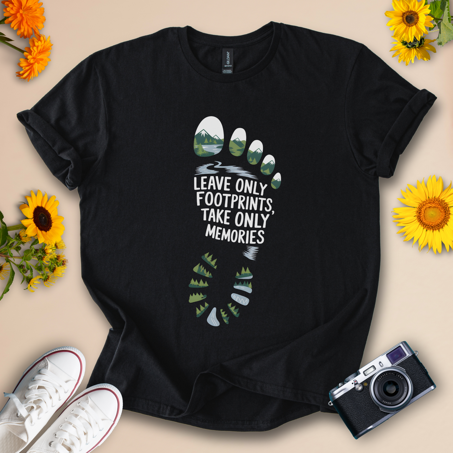 Leave Only Footprints, Take Only Memories - Wildlife Adventure Tee