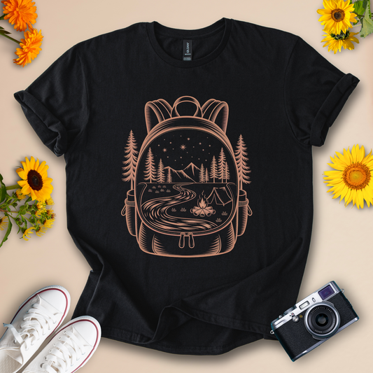 Adventure Awaits Nature Lover Camping Shirt