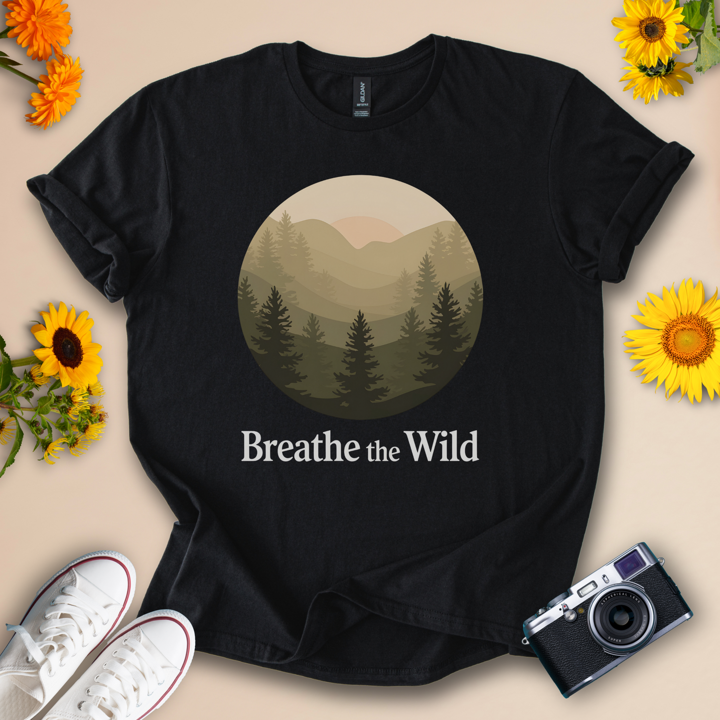 Breathe the Wild Outdoor Adventure Tee