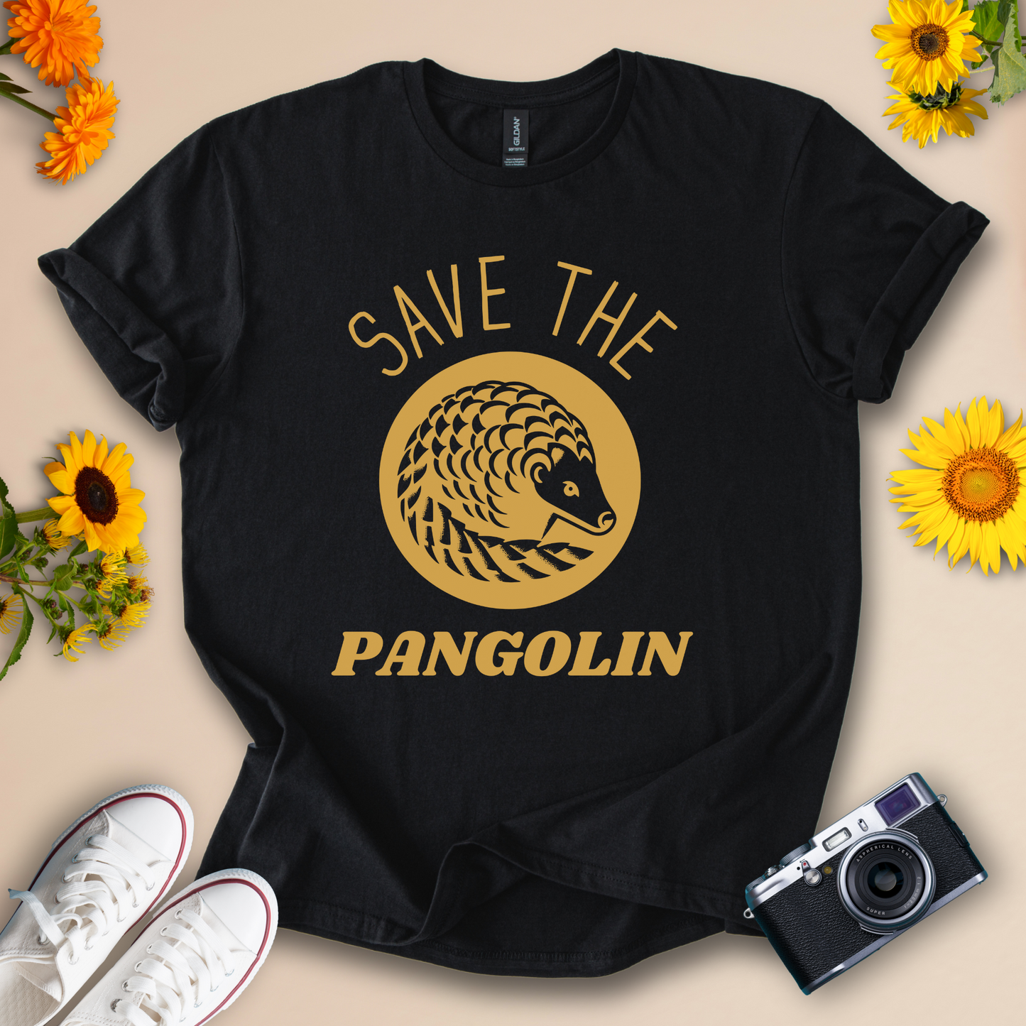 Save the Pangolin Eco-Friendly Wildlife Awareness Tee