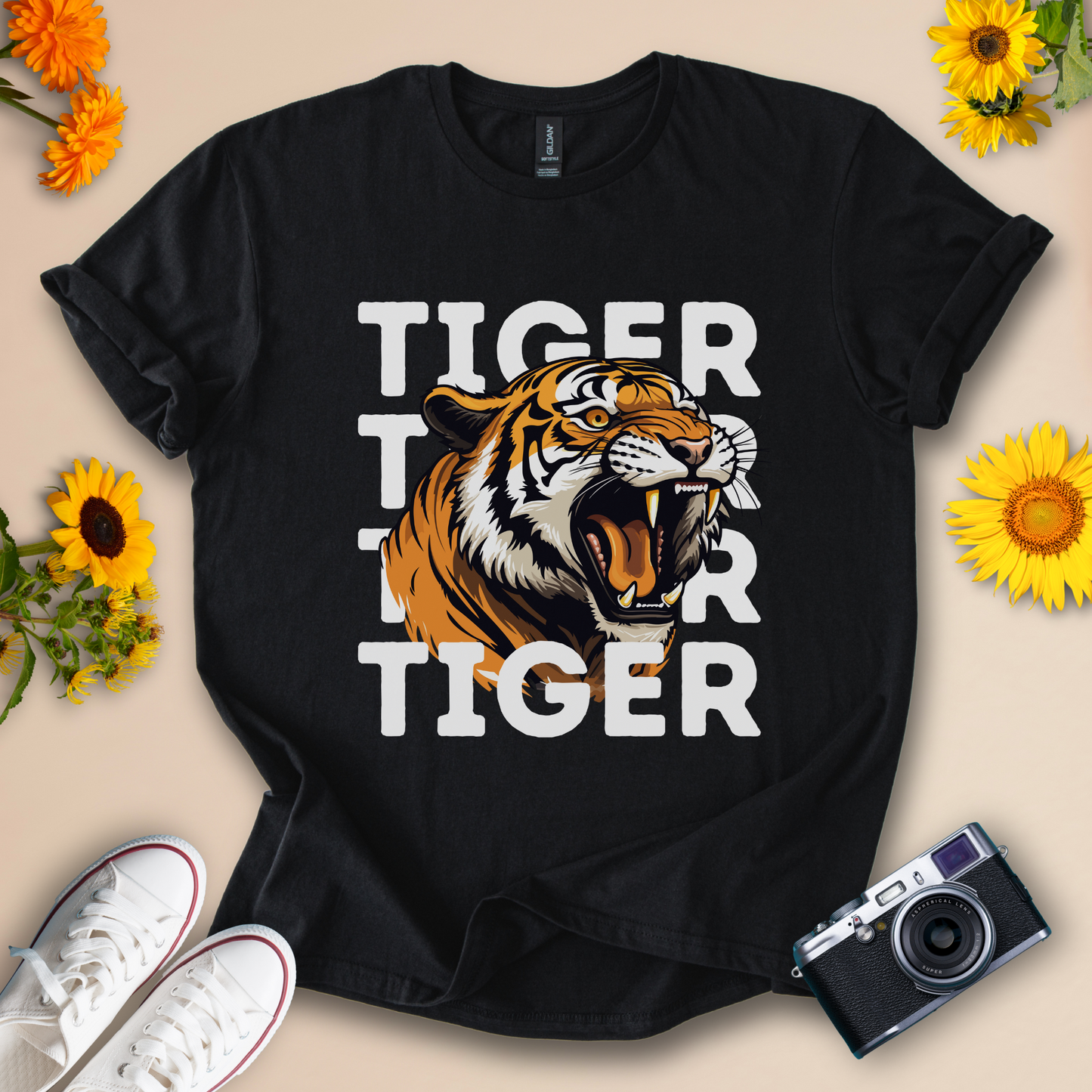 Fierce Tiger Graphic Unisex Tee