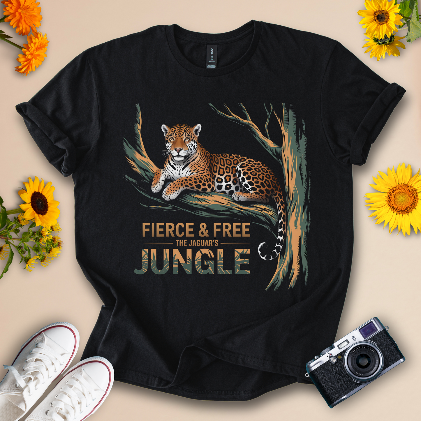 Fierce & Free Jungle Jaguar Tee