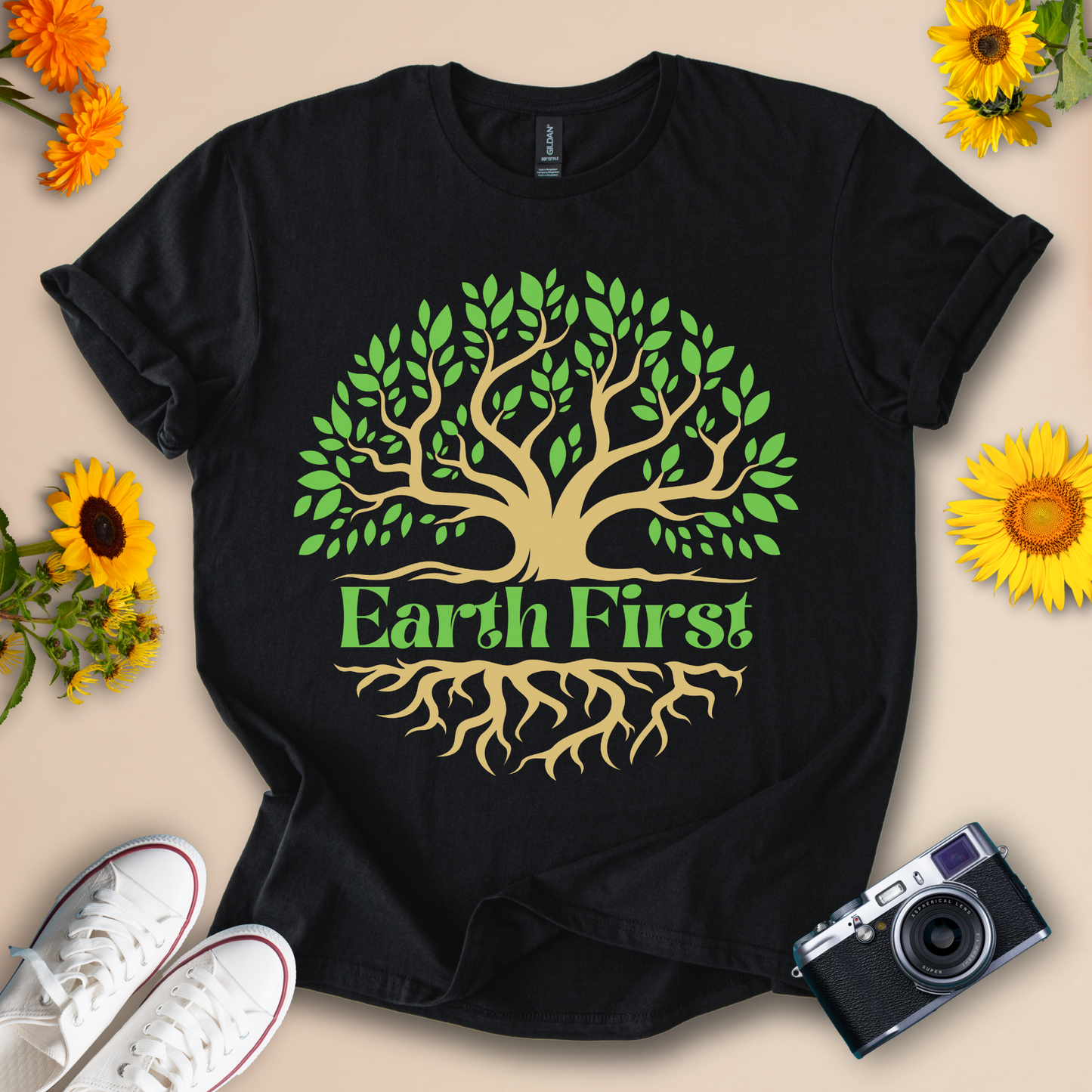 Earth First Tee - Wildserve - Inspirational Wildlife Tees