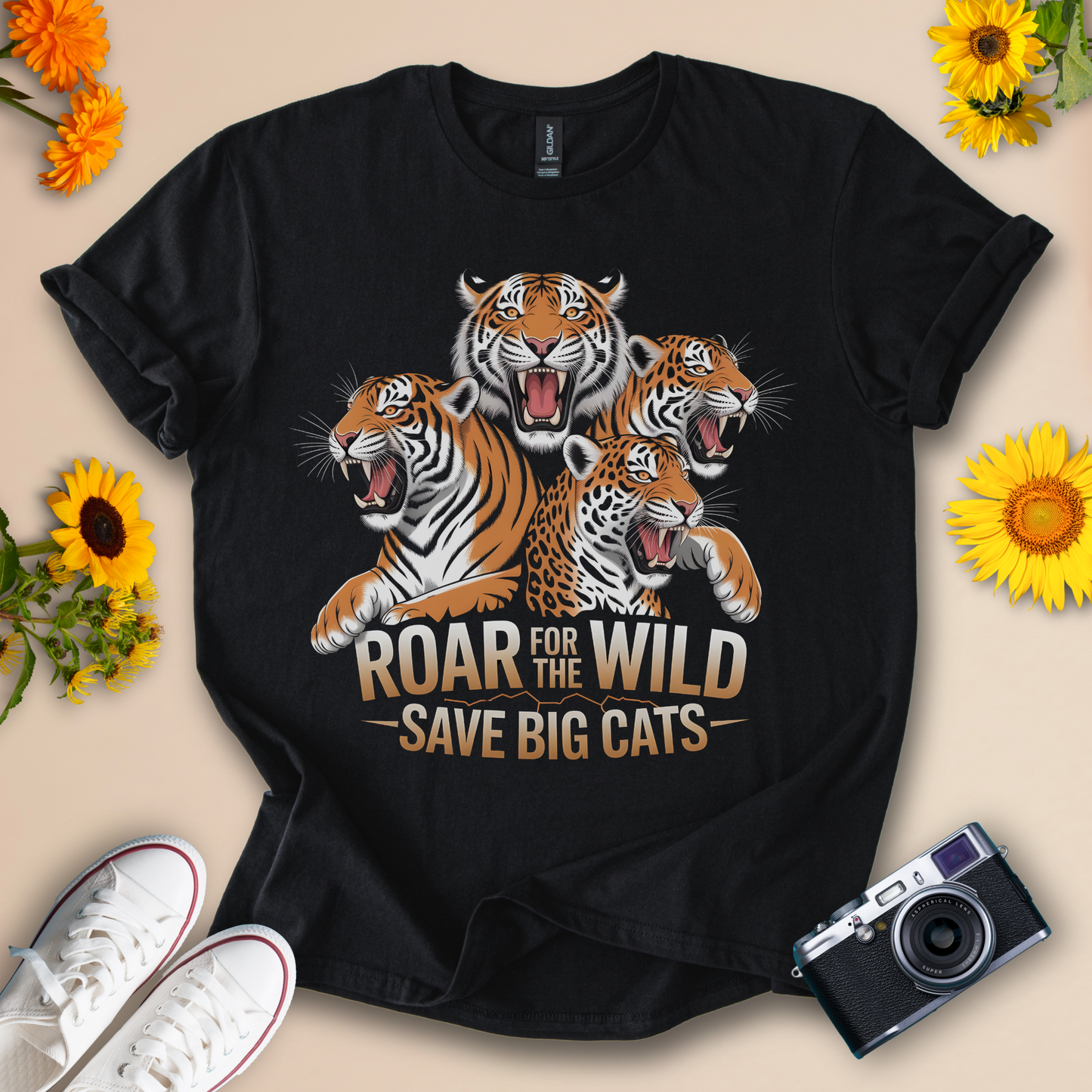 Roar for the Wild | Save Big Cats Awareness Tee