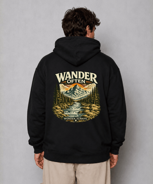 Wander Often™ Premium Hoodie - Wildserve - Inspirational Wildlife Tees