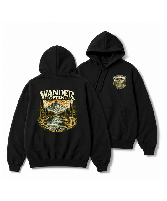 Wander Often™ Premium Hoodie - Wildserve - Inspirational Wildlife Tees