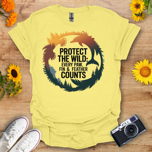 Protect the Wild Nature Conservation Tee