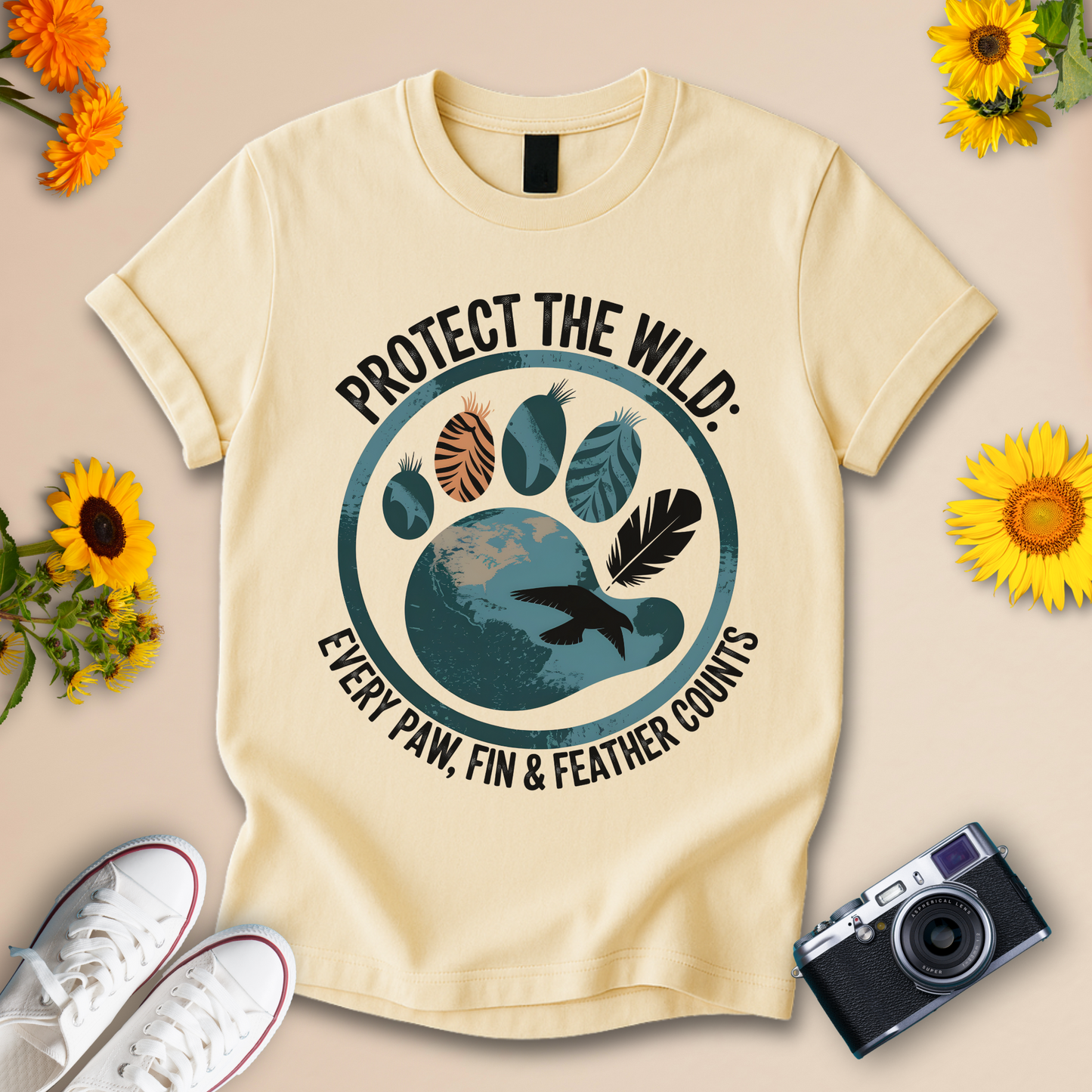 Protect the Wild Earth Conservation Tee