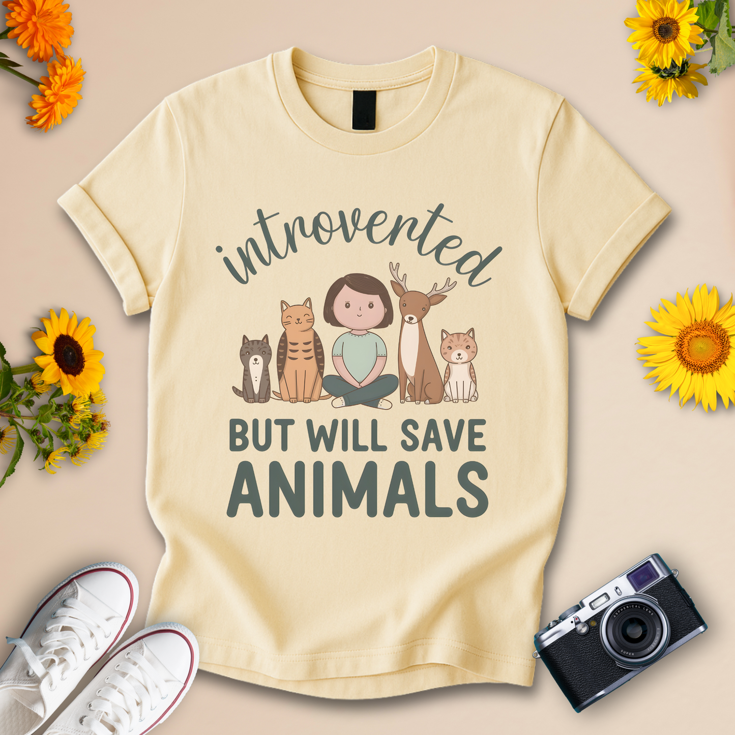 Introverted Animal Lover Tee